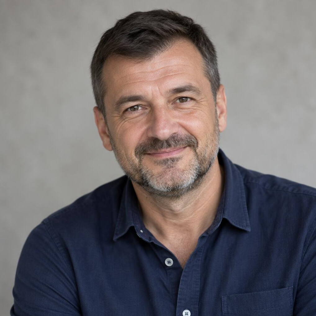 Portrait of a middle-aged Croatian man smiling